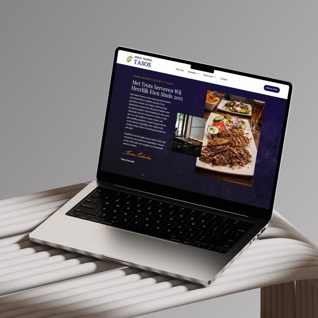 Professionele restaurantwebsite