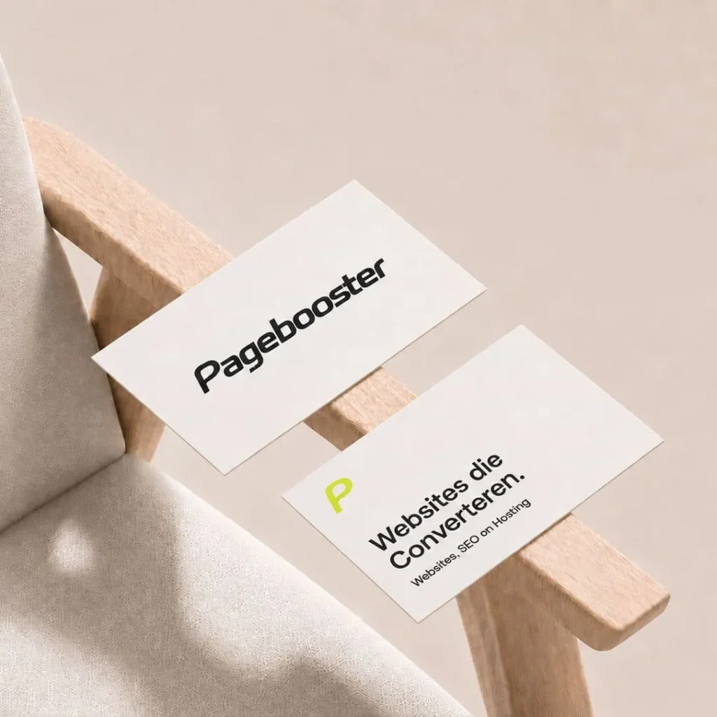 Visitekaartjes van Pagebooster