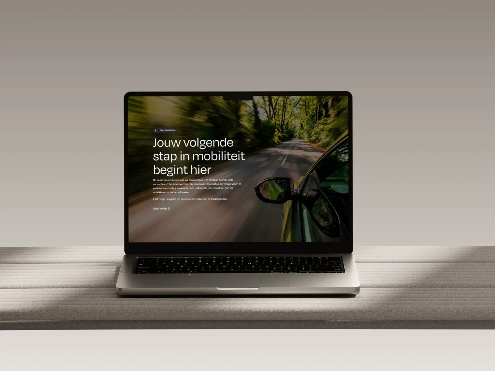 Website laten maken Gouda: laptop met een website die gevonden wordt in Google